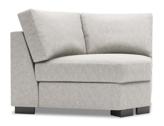 Sofa Lab Track Curved Wedge - Luxury Silver | Fauteuil courbé en coin Track de la collection Sofa Lab - Luxury Silver | TR842793