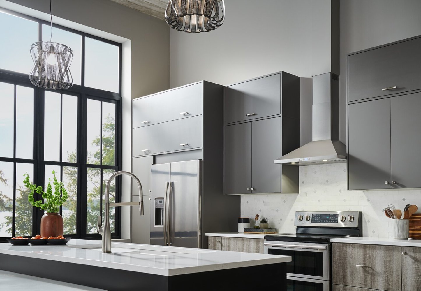 Hotte cheminée pyramide Broan 36 - BWP1364SS | Hotte cheminée pyramidale Broan de 36 po – BWP1364SS | BWP1364S