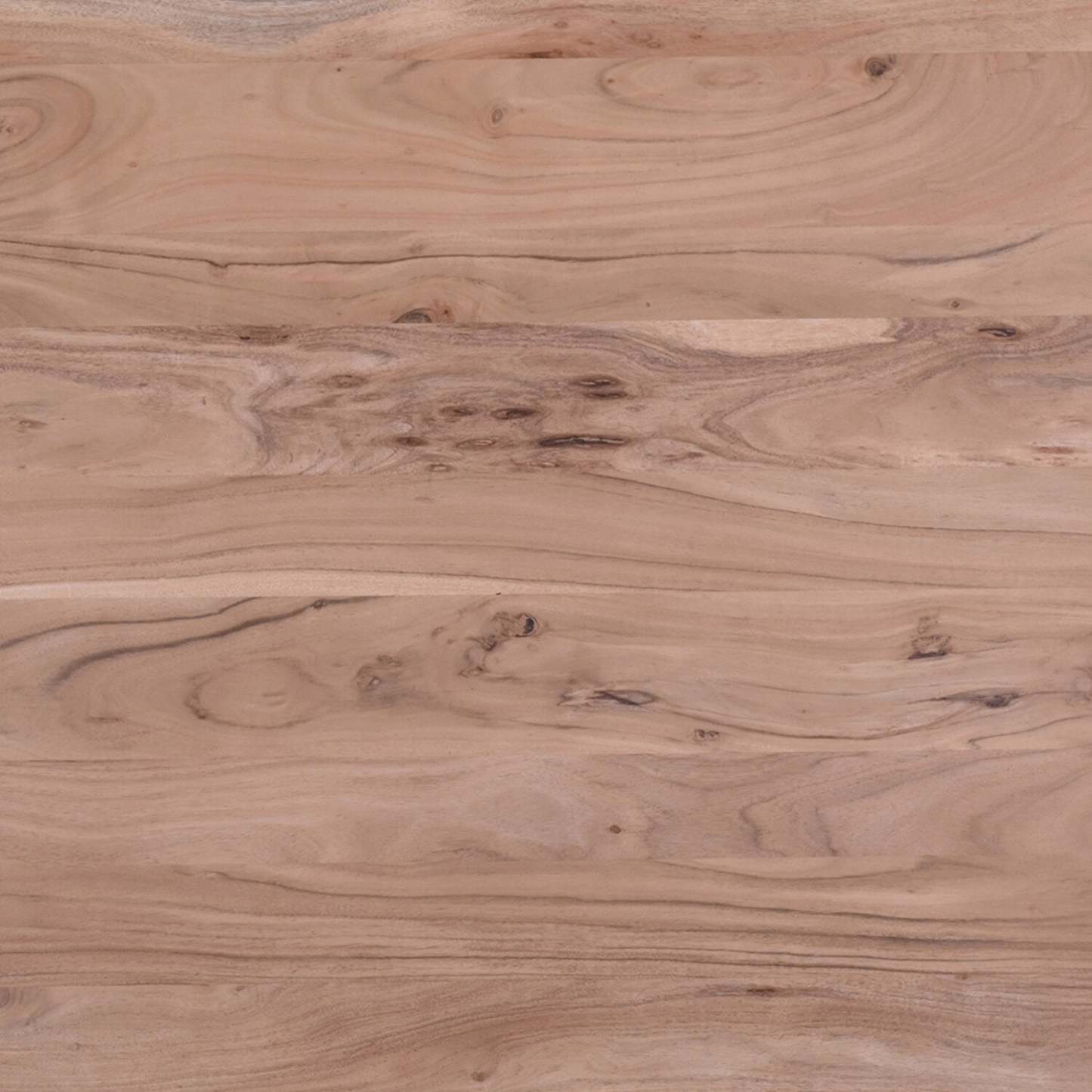 Table de salle à manger Miya avec Live Edge, bois d'acacia, métal, 60 W - Naturel | Table de salle à manger Miya de 60 po (L) en acacia et métal avec bordures Live Edge - naturel