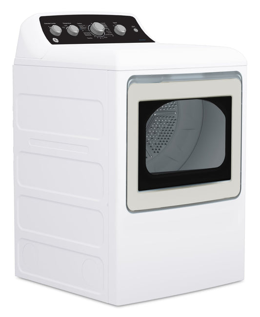 GE 7.2 Cu. Ft. Electric Dryer with SaniFresh Cycle – White - GTD49EBMRWS | Sécheuse électrique GE de 7,2 pi³ avec cycle SaniFresh - blanche - GTD49EBMRWS