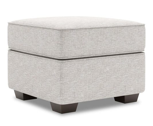 Fabriqué au Canada Canapé personnalisable Lab Roll 24 en tissu chenille - Argent de luxe | Pouf Roll de Sofa Lab de 24 po fabriqué au Canada en tissu de chenille - argenté Luxury Silver | RO802793