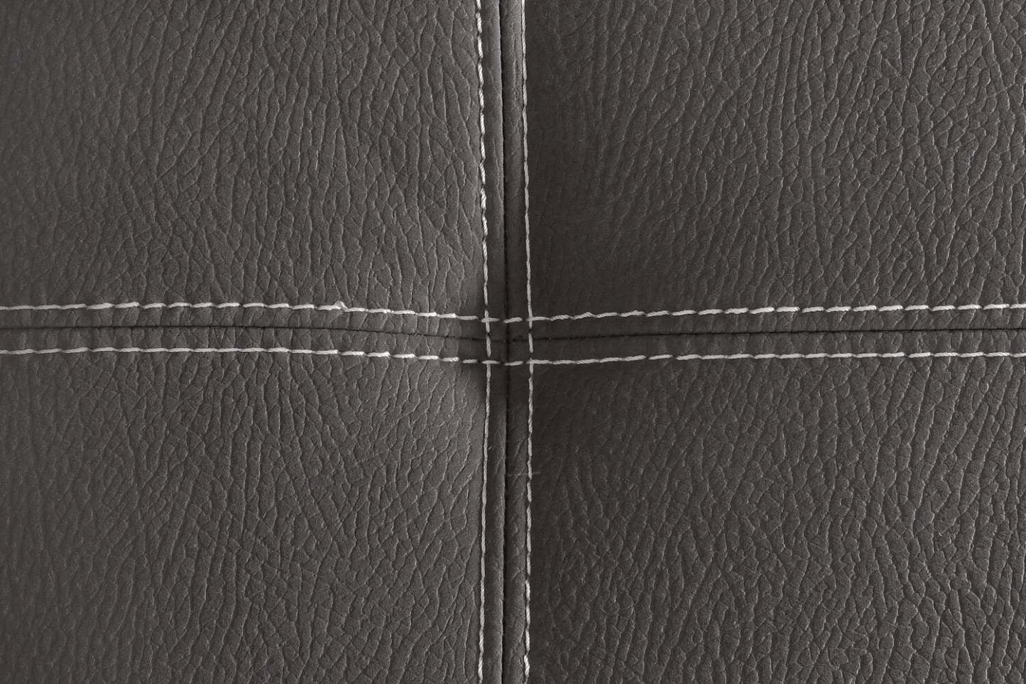 Fauteuil Drake de 41,5 po en tissu de suédine avec pouf rétractable et appuie-têtes relevables - gris ciment