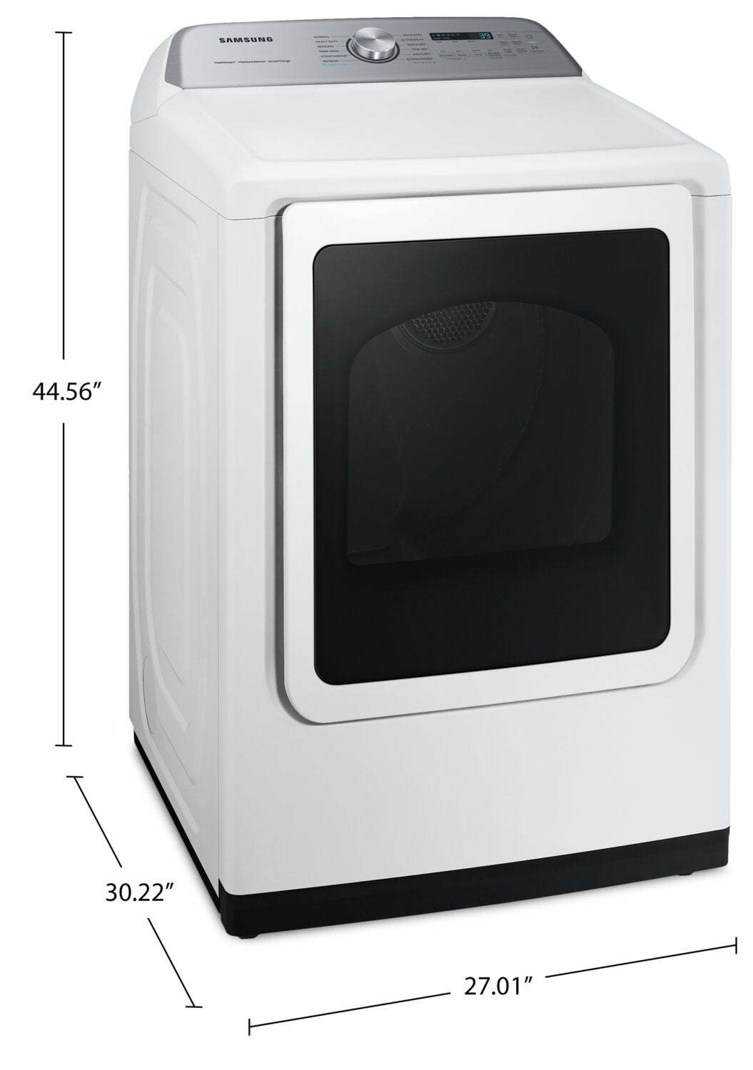 Samsung 7,4 pi3 Sécheuse électrique à la vapeur - blanche - DVE52DG5505WAC | Sécheuse électrique à la vapeur Samsung de 7,4 pi3 - blanche - DVE52DG5505WAC | DVE52DG5