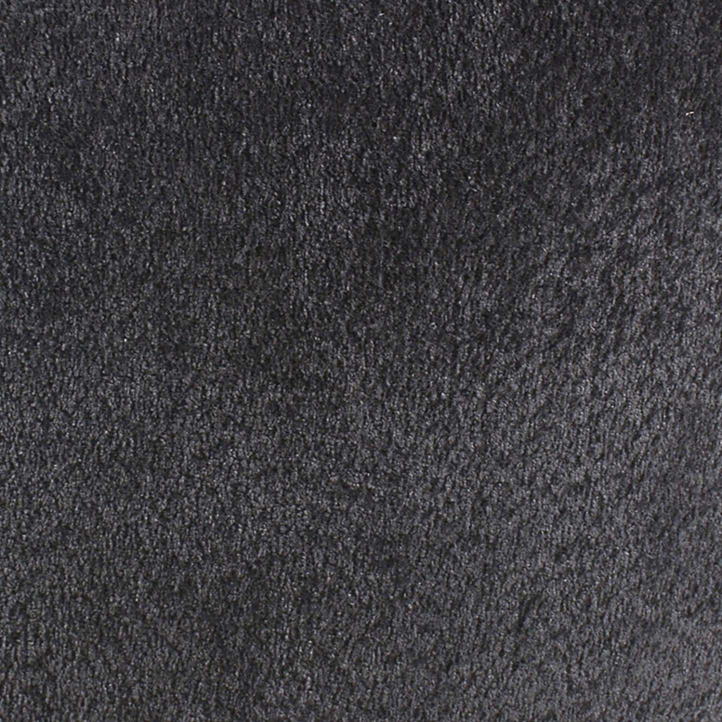 Causeuse arrondie Moon de 78 po en tissu avec coussins décoratifs - noir corbeau laineux