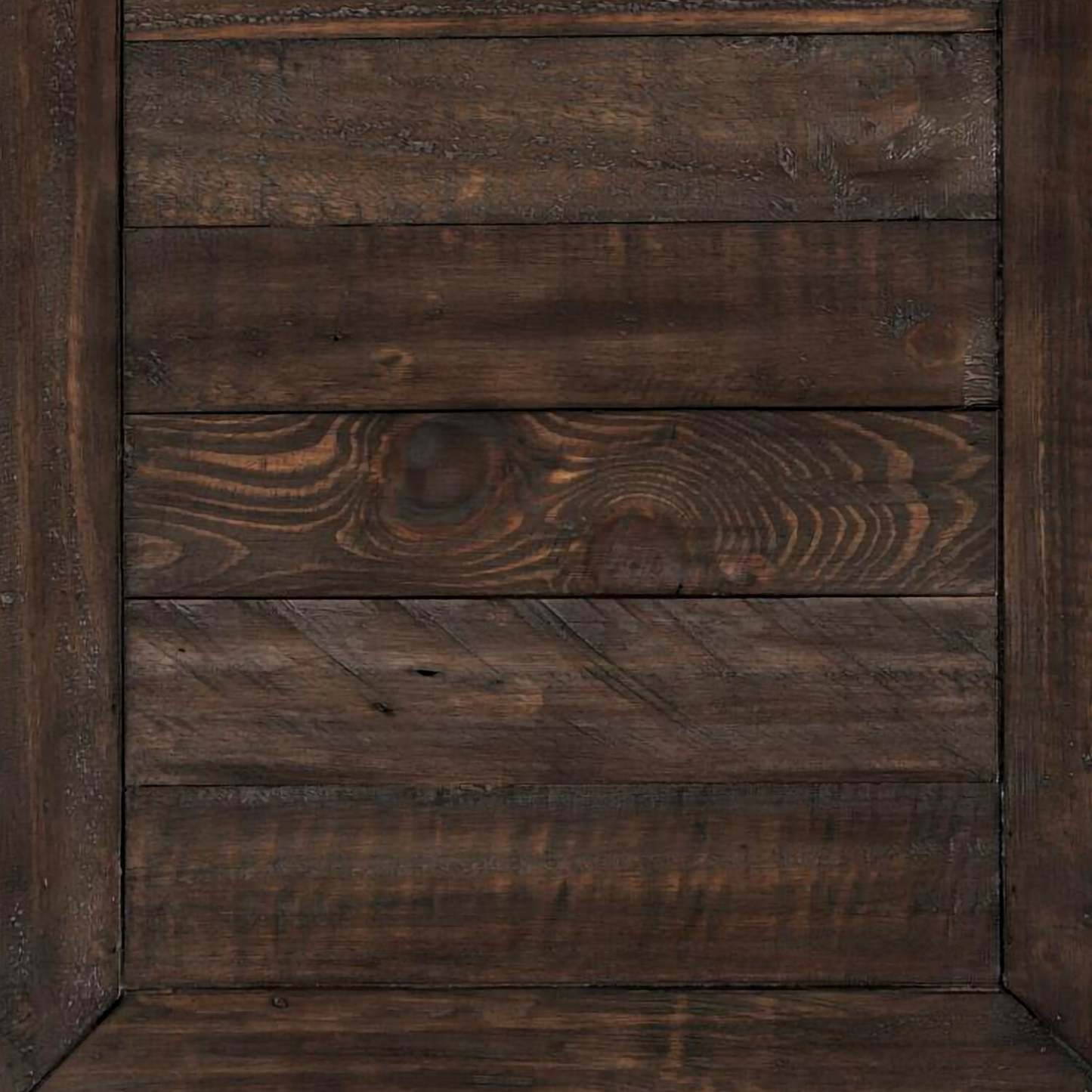 Morgan 16 Rustic Powered Chairside Table with Storage - Dark Brown with Reclaimed Wood|Table de fauteuil rustique Morgan de 16 po avec rangement - brun foncé avec bois recyclé