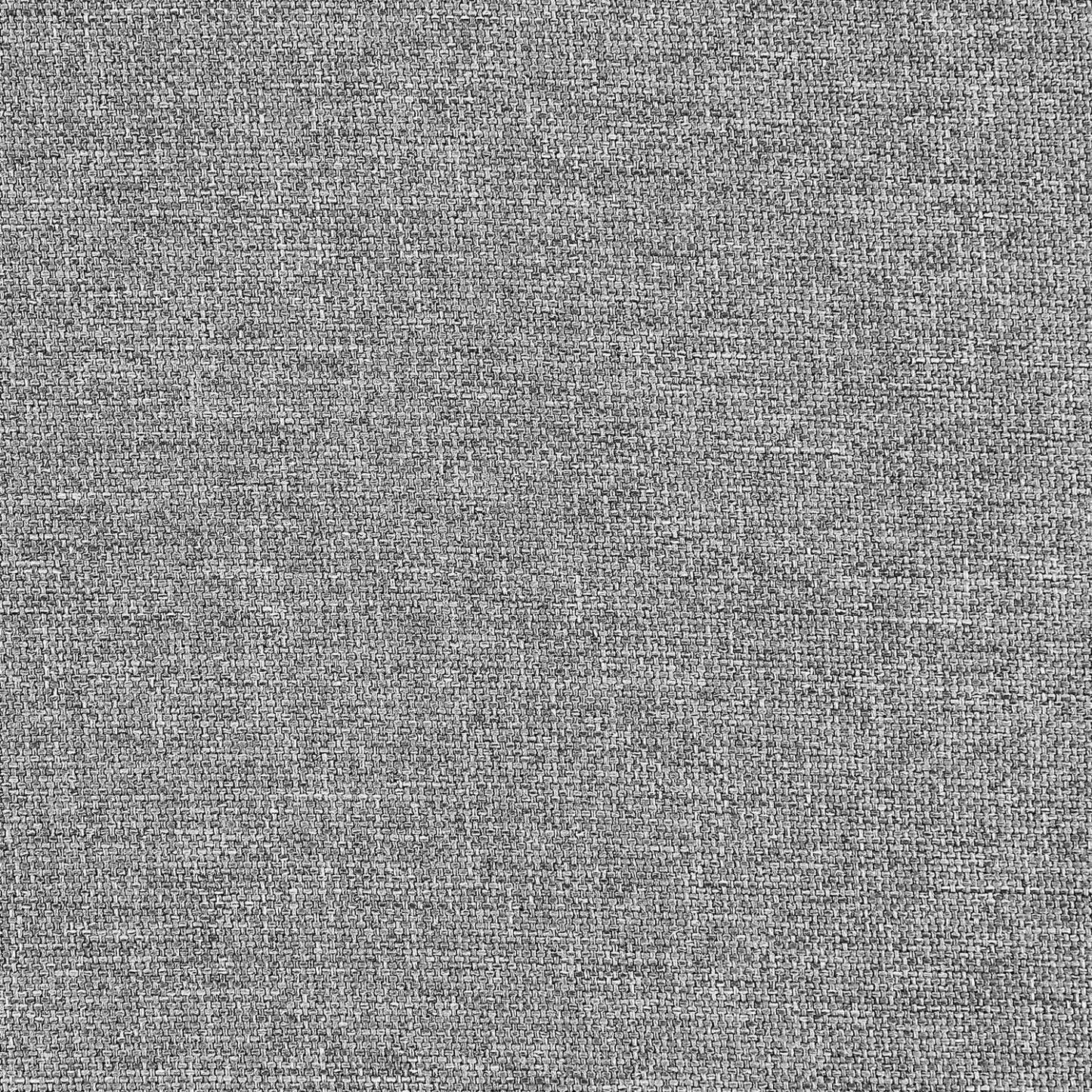 Pouf de rangement rond Vancouver de 18 po en tissu avec poignée - gris