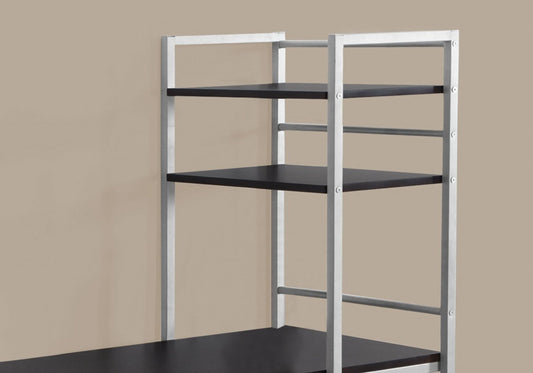 Bureau Kayden de 47,25 po à tablettes ouvertes - espresso