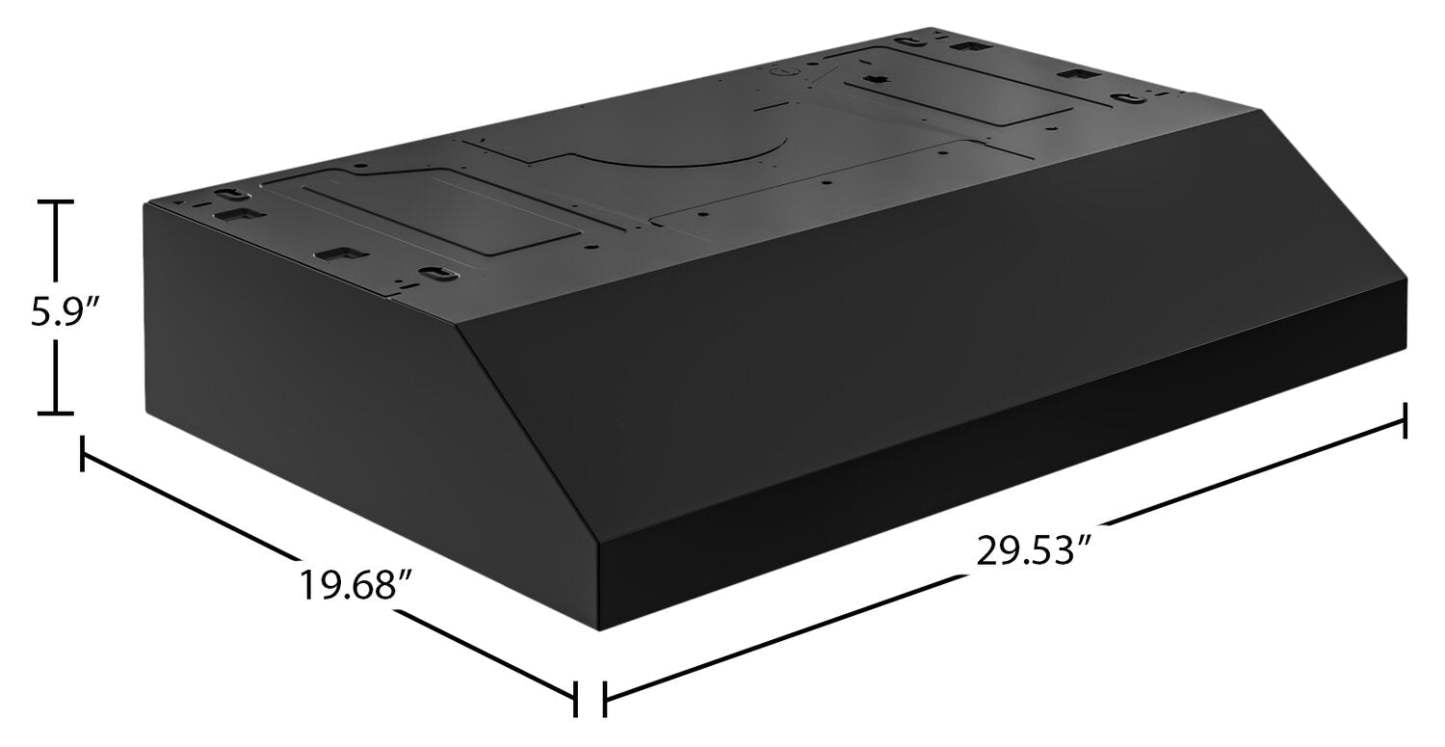 Hotte de cuisinière sous l'armoire Broan série 30 GLA1 - GLA1303BL | Hotte de cuisinière sous l'armoire Broan de série GLA1 de 30 po - GLA1303BL | GLA130BL