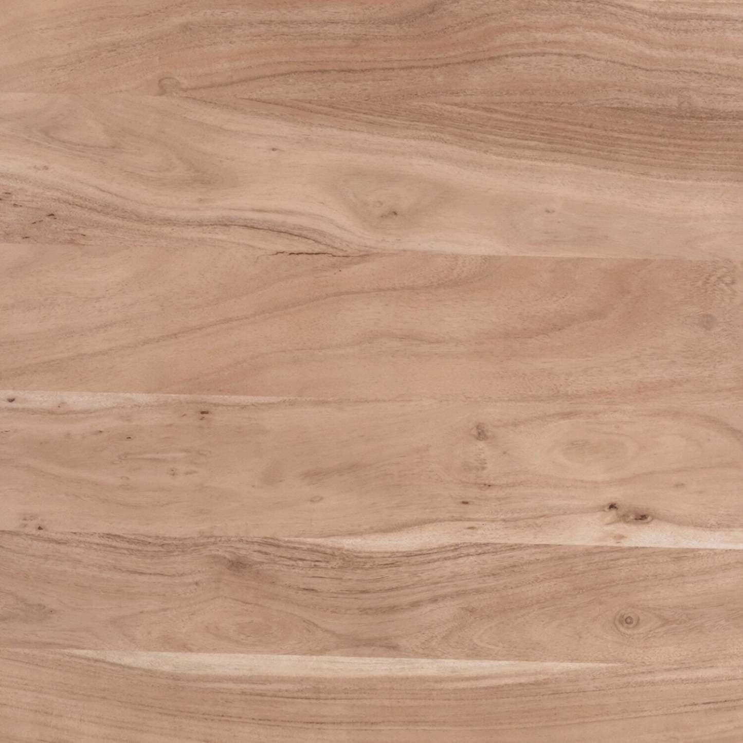 Table à manger Miya, bois d'acacia, métal, 36 W ronde - Naturel | Table de salle à manger ronde Miya de 36 po (L) en acacia et métal - naturel