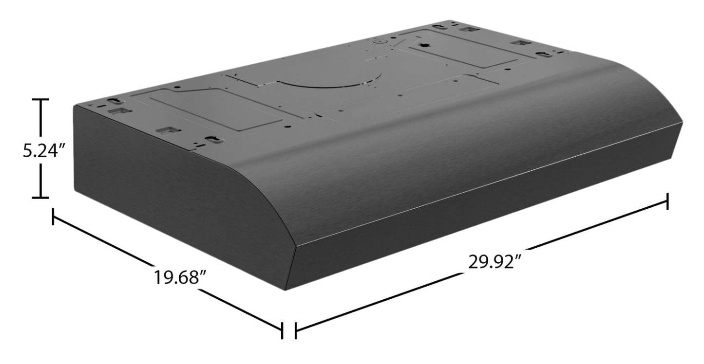 Hotte de cuisine sous l'armoire Broan série 30 MTR1 - MTR1303BLS | Hotte de cuisinière sous l'armoire Broan de série MTR1 de 30 po - MTR1303BLS | MTR130LS