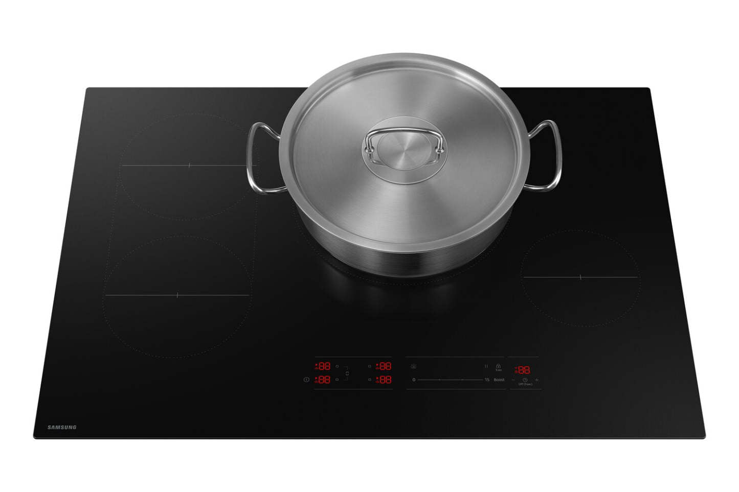 Samsung 30 Plaque de cuisson à induction à 4 éléments - Noir - CC70F30S2DAA | Surface de cuisson à induction Samsung de 30 po à 4 éléments - noire - CC70F30S2DAA