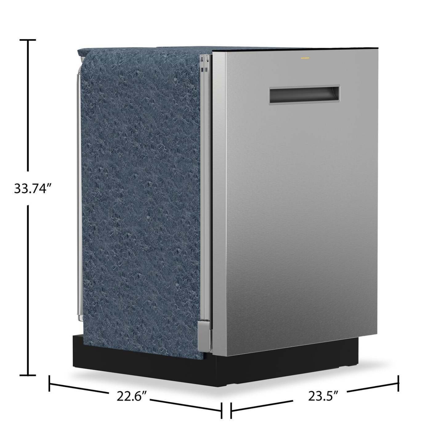 Lave-vaisselle GE Profile de 24 po et de 42 dBA avec commandes sur le dessus - acier inoxydable - PBT700SSVFS