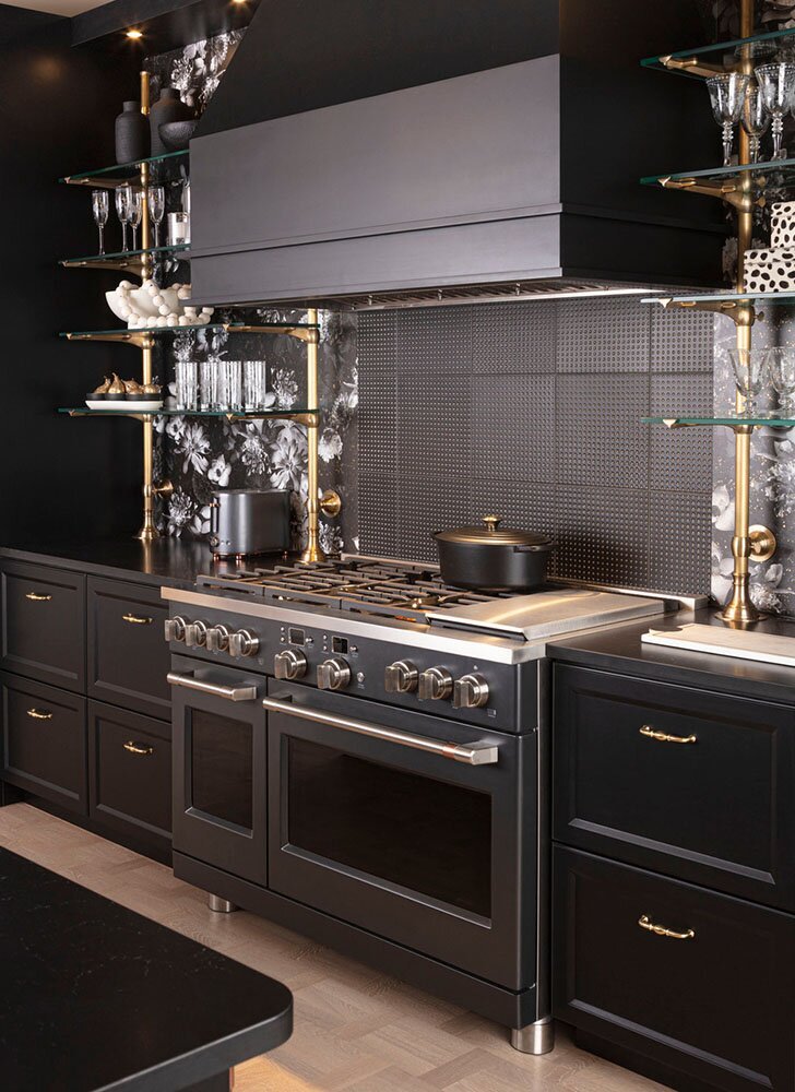 Cuisinière intelligente hybride Café de 8,25 pi³ avec convection européenne véritable et grilles aut… - Noir -…