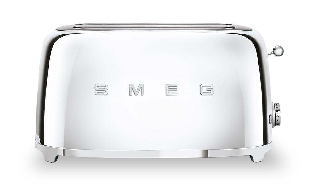Smeg Grille-pain à fentes longues pour 4 tranches - TSF02SSUS