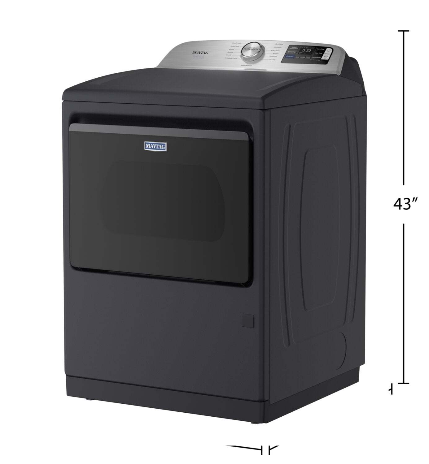 Maytag 7,4 pi³ Sécheuse électrique Animal Pet Pro - acier minuit - YMED7205RF