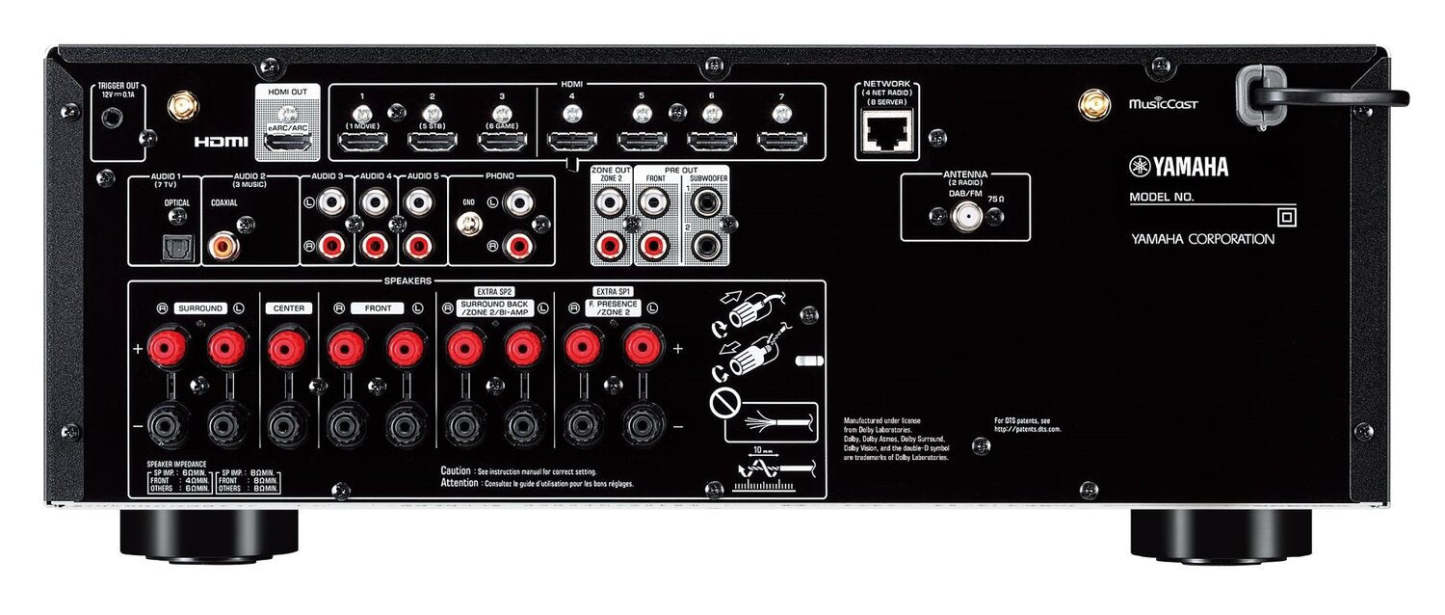 Yamaha RX-V6A Récepteur AV avec Dolby Atmos® et compatibilité avec l'assistant vocal - RXV6A B | Récepteur AV Yamaha RX-V6A avec Dolby AtmosMD et compatibilité avec l'assistant vocal - RXV6A B | RXV6AAVR