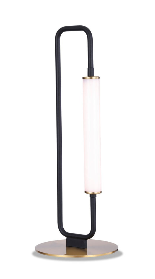 Oxford 20 Matte Black and Brass LED Table Lamp | Lampe de table à DEL Oxford de 20 po noir mat et laiton