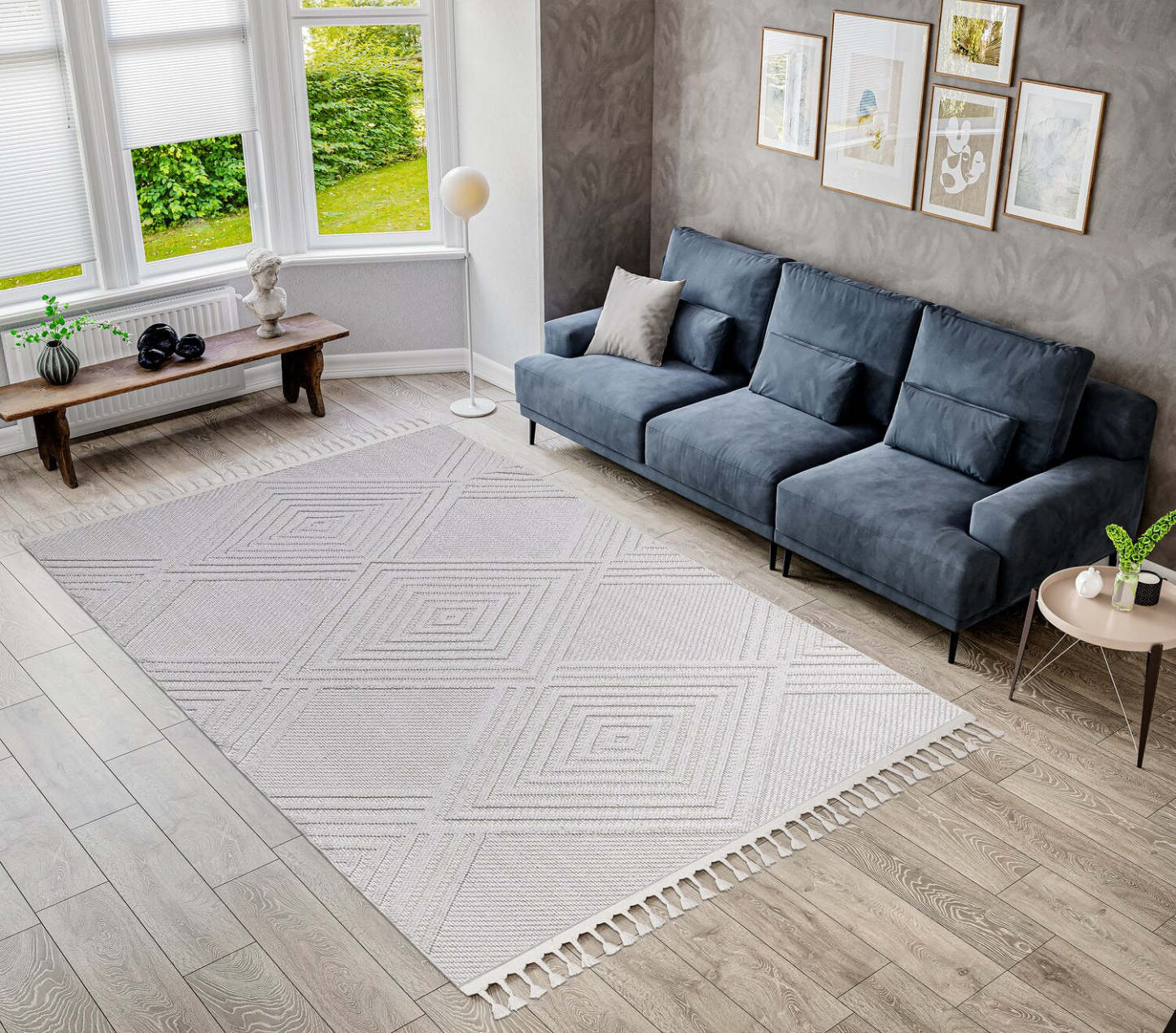 Tapis intérieur/extérieur Athena – 5'3" x 7'4" | Tapis Athena pour l'intérieur et pour l'extérieur - 5 pi 3 po x 7 pi 4 po