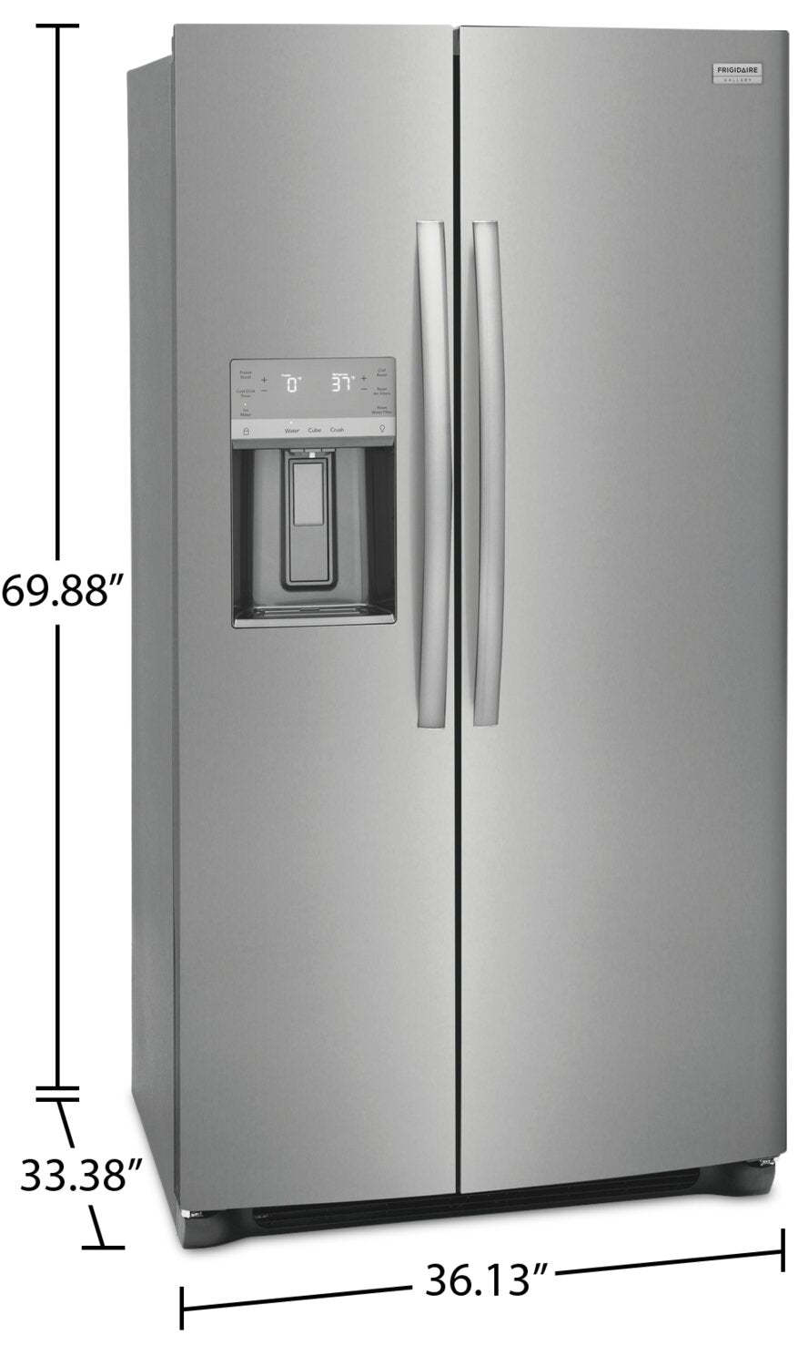 Réfrigérateur Frigidaire Gallery de 25,6 pi³ et de 36,1 po de profondeur standard à compartiments ju…