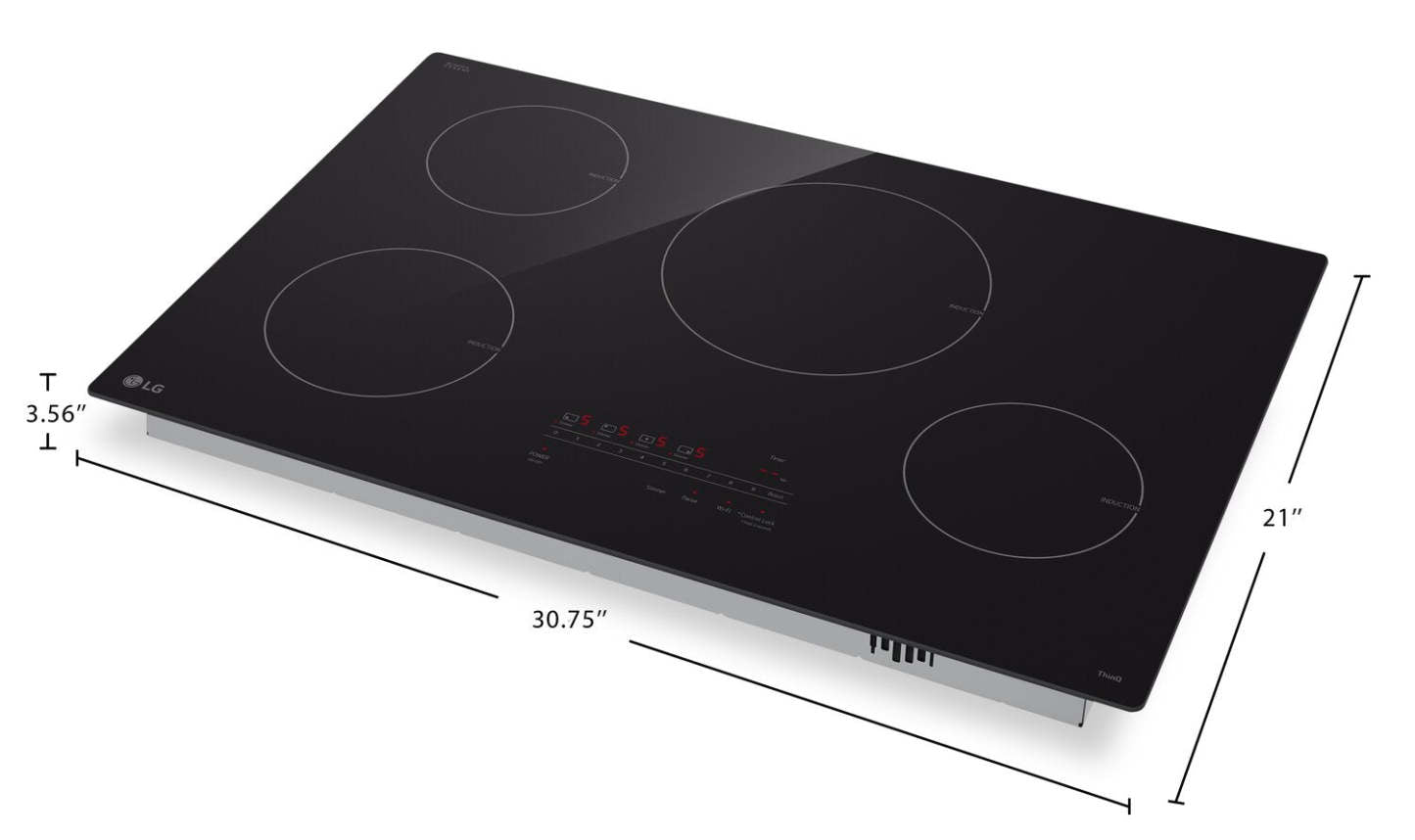 LG 30 4-Element Induction Cooktop - Black Ceramic Glass - CBIH3013BE | Plaque de cuisson à induction LG de 30 po à 4 éléments - vitrocéramique noire - CBIH3013BE