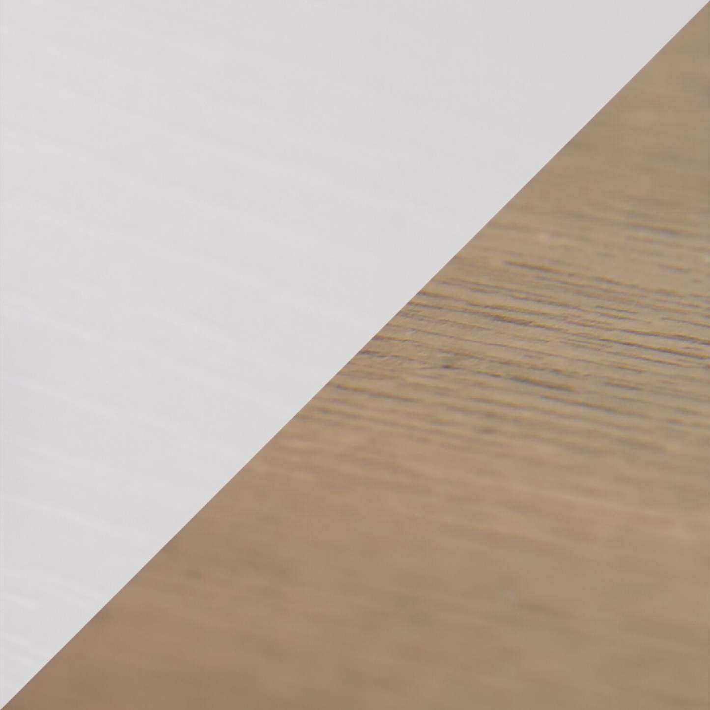 Kort & Co. Logan 22 Table de bout traditionnelle avec rangement et tablette - blanche et chêne noyer