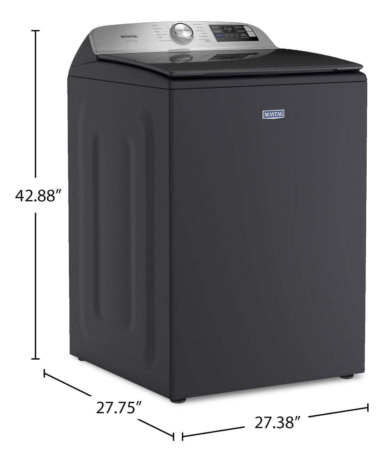 Maytag 6.0 Cu. Ft. Pet Pro Smart Top-Load Washer - Midnight Steel - MTW7205RF | Laveuse intelligente Animal Pet Pro de Maytag à chargement par le haut de 6,0 pi3 - acier minuit - MTW7205RF