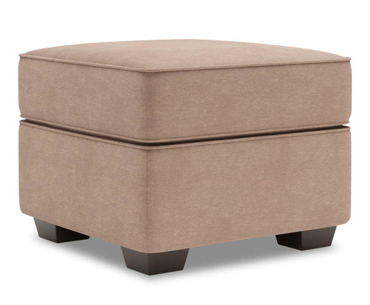 Fabriqué au Canada Canapé personnalisable Lab Roll 24 poufs en tissu d'apparence lin - Pax osier brun | Pouf Roll de Sofa Lab de 24 po fabriqué au Canada en tissu d'apparence lin - brun Pax Wicker | RO803349