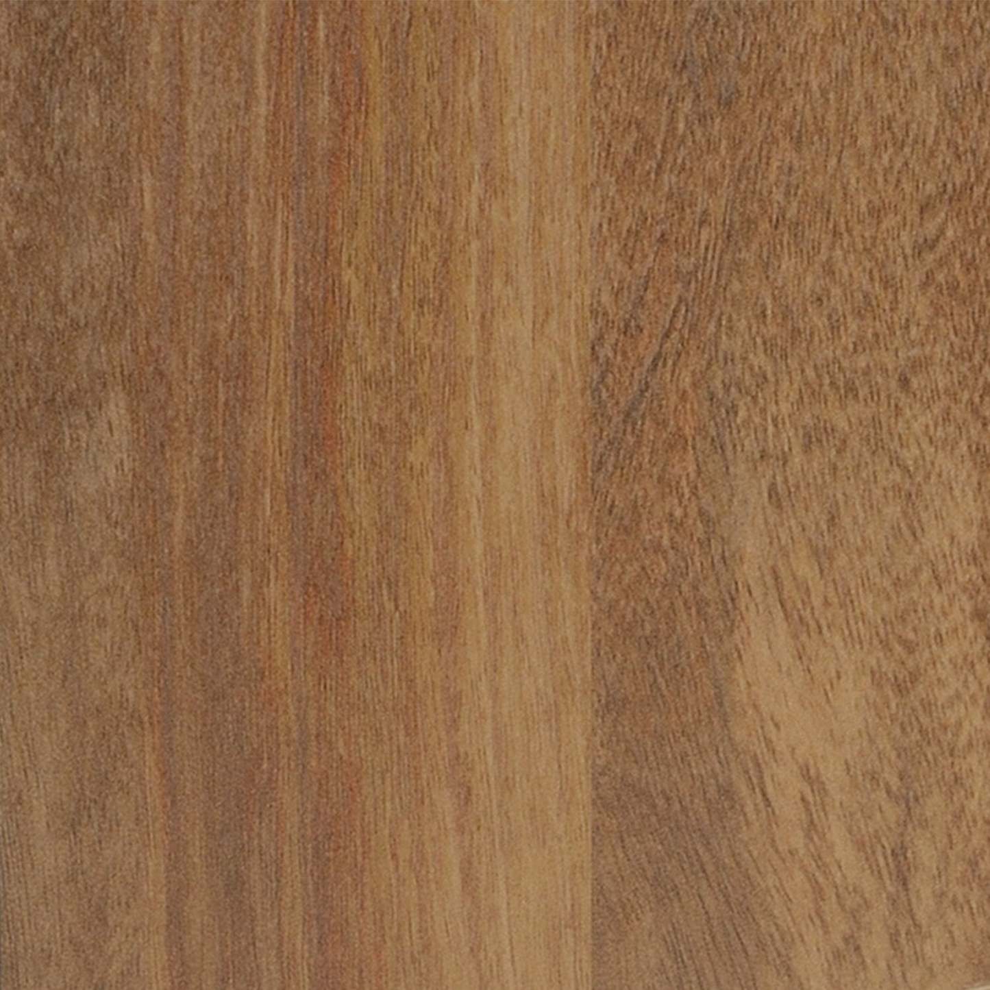 Bureau en forme de L Taryn de 59,69 po à 2 tiroirs - blanc et brun clair