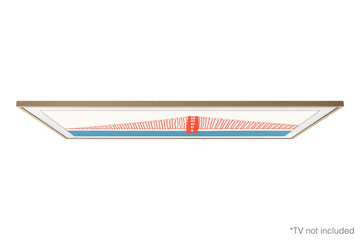 Cadre personnalisable Samsung pour téléviseur The Frame 43 - Teck moderne | Cadre personnalisable Samsung pour téléviseur 43 The Frame - Teck moderne | SCFA43TK