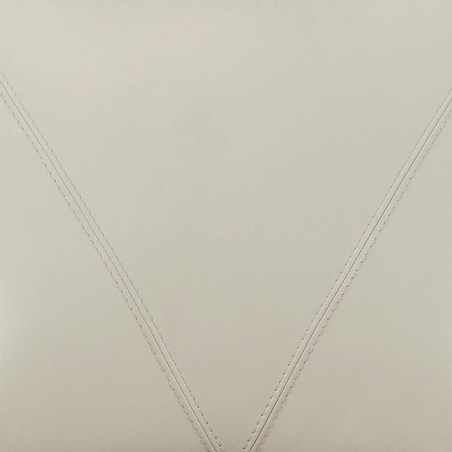 Chateau d'Ax Lusso 92 100% Genuine Leather Chair with Wood Legs - Smoke Grey | Sofa Lusso de Château d’Ax de 92 po en cuir véritable à 100 % avec pattes en bois - gris fumée