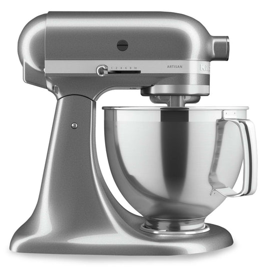 Batteur sur socle à tête inclinable KitchenAid de la série Artisan avec trousse d'accessoires de qualité supérieure - KSM195PSMS | KSM9PSMS