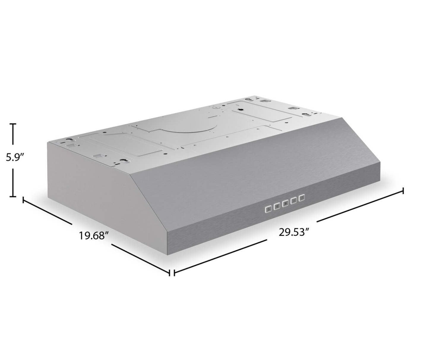 Hotte de cuisinière sous l'armoire Broan série 30 GLA2 - GLA2303SS | Hotte de cuisinière sous l'armoire Broan de série GLA2 de 30 po - GLA2303SS | GLA230SS