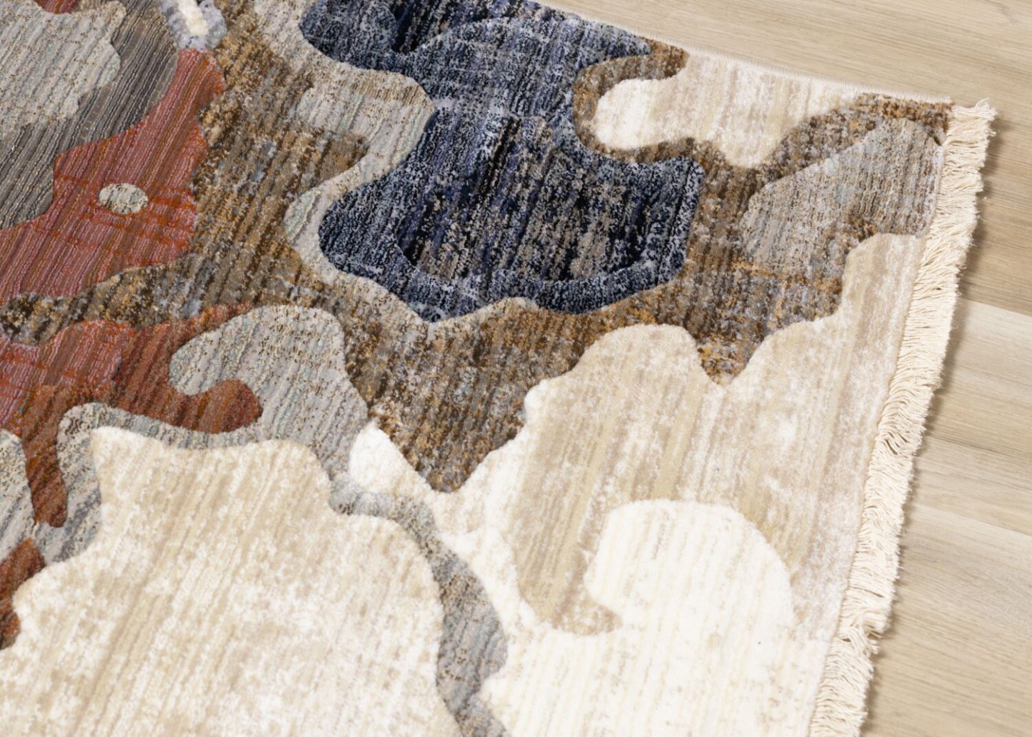 Tapis multicolore Janey - 2,39 m x 3,10 m | Carpette Janey multicolore - 2,39 m x 3,10 m