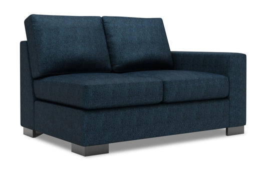 Sofa Lab Track RAF Loveseat - Indigo de luxe | Causeuse de droite Track de la collection Sofa Lab - Indigo de luxe | TR223193