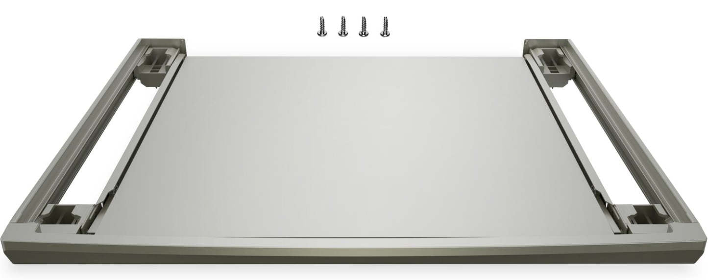 Bosch - Kit d'empilage de buanderie avec tablette coulissante - Argent - WTZ2750XUC | Trousse de superposition Bosch pour la buanderie avec tablette coulissante - Argenté - WTZ2750XUC | WTZ2750X