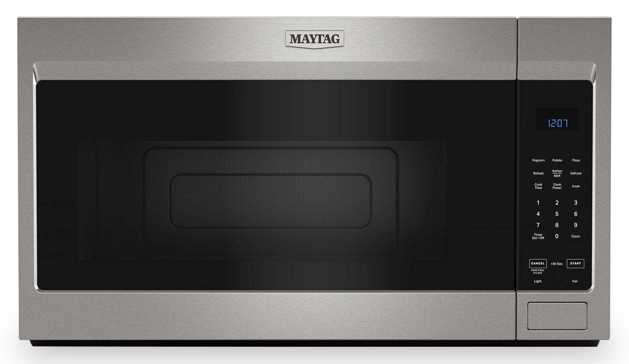 Maytag 1,7 Cu. Fort. Micro-ondes à cuisinière de 900 watts - Acier inoxydable - YMMMS4230PZ | Quatre à micro-ondes à hotte intégrée Maytag de 1,7 pi³ avec cuisson à 900 W - acier inoxydable - YMMM…