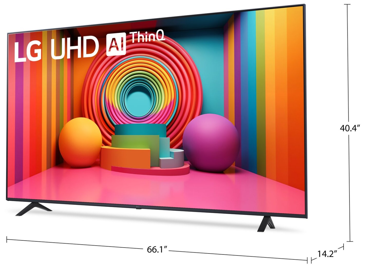 LG 75 4K UHD HDR10+ HGiG 60Hz webOS Smart TV (75UT7590PUA) | Téléviseur intelligent LG UHD 4K de 75 po à 60 Hz avec HDR10+, HGiG et webOS (75UT7590PUA)