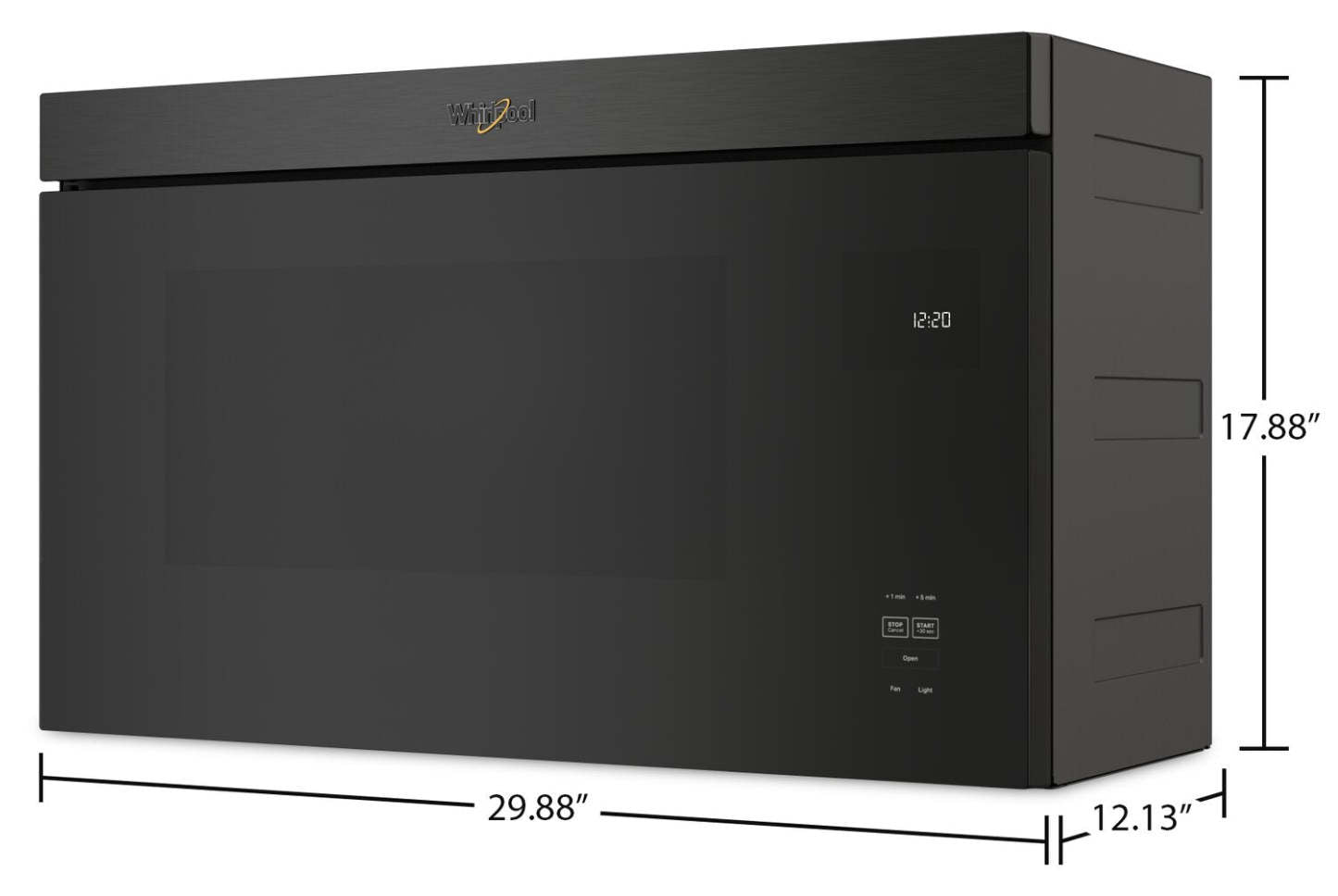 Tourbillon 1,1 Cu. Fort. Micro-ondes encastré avec cuisson de 900 watts - Acier inoxydable noir - YWMM… | Quatre à micro-ondes à hotte intégrée Whirlpool de 1,1 pi³ à installation affleurée avec cuisson à 900…