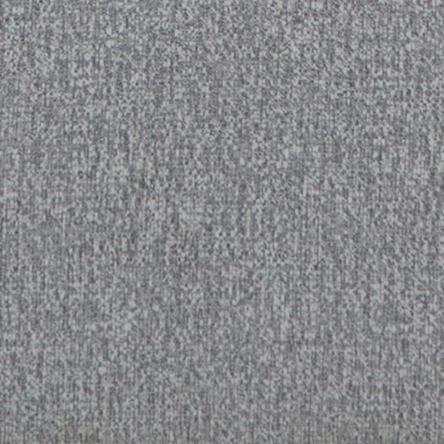 Farah 33,85 Ottomane en tissu chenille avec coussin en plumes - Argent | Pouf Farah de 33,85 po en tissu de chenille avec coussin en couette et plumes - argenté