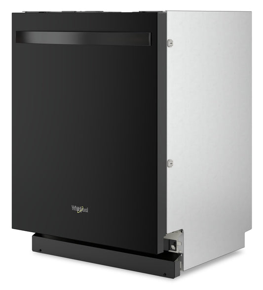 Lave-vaisselle encastré Whirlpool de 24 po et de 44 dBA avec commandes sur le dessus - noir - WDT550SAPB | Whirlpool 24 44 dBA Built-In Top-Control Dishwasher - Black - WDT550…