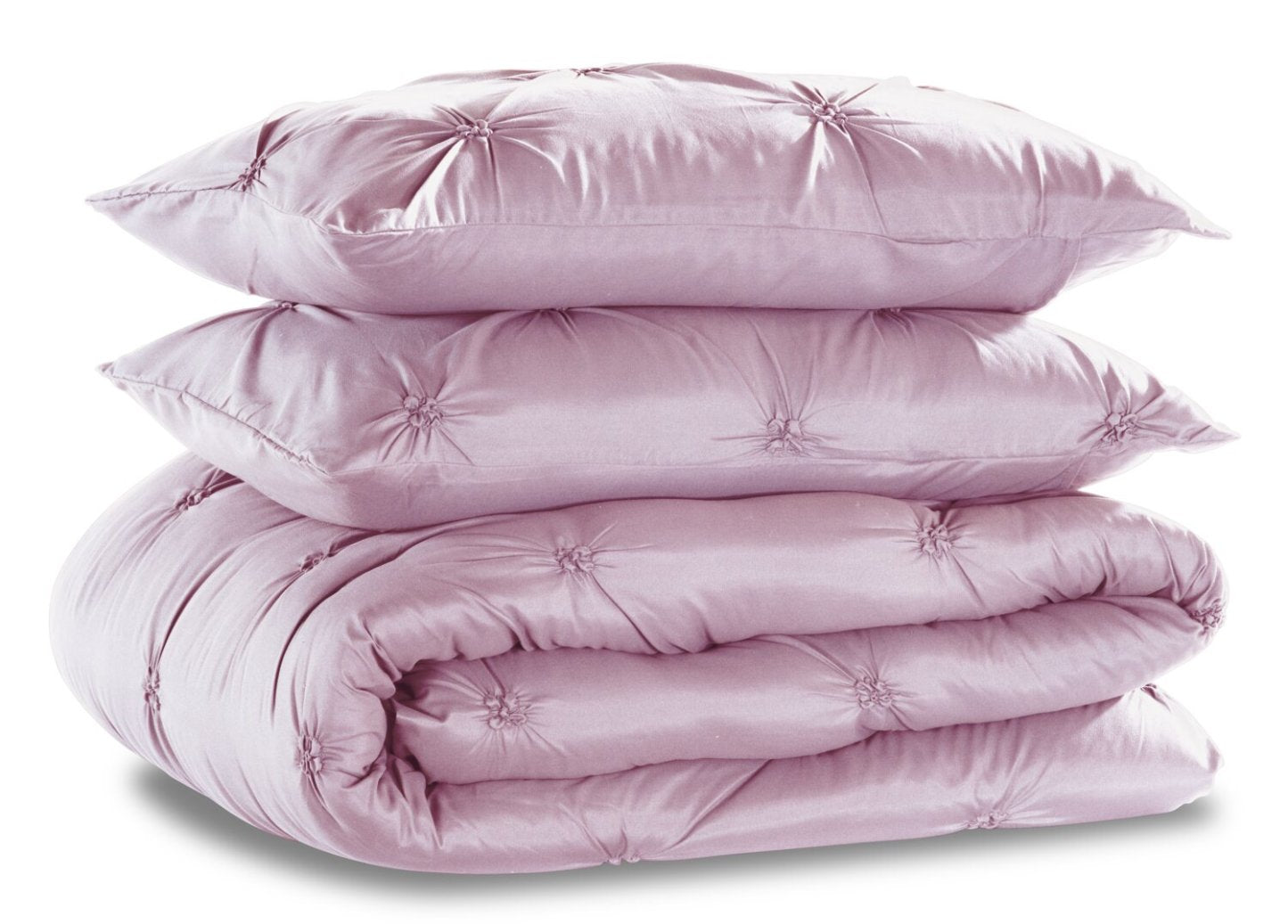 Penelope 3-Piece Full/Queen Comforter Set - Pink | Ensemble d'édredon Penelope 3 pièces rose pour lit double ou grand lit