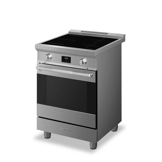 Smeg 2.8 Cu. Ft. Professional Induction Range - SPR24UIMX|Cuisinière professionnelle à induction Smeg de 2,8 pi3 - SPR24UIMX