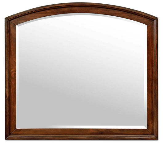 Miroir de commode de chambre à coucher Chelsea - Brun cerise | Miroir de commode de chambre à coucher Chelsea - brun cerisier