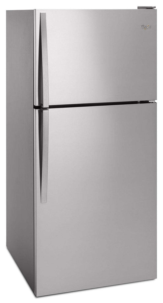 Réfrigérateur Whirlpool de 30 po et de 18,2 pi³ à congélateur supérieur - acier inoxydable monochromatique - WRT318FZDM | Whirlpool 30 18.2 Cu. Ft. Top-Mount Refrigerator - Monochromatic Stainless Steel