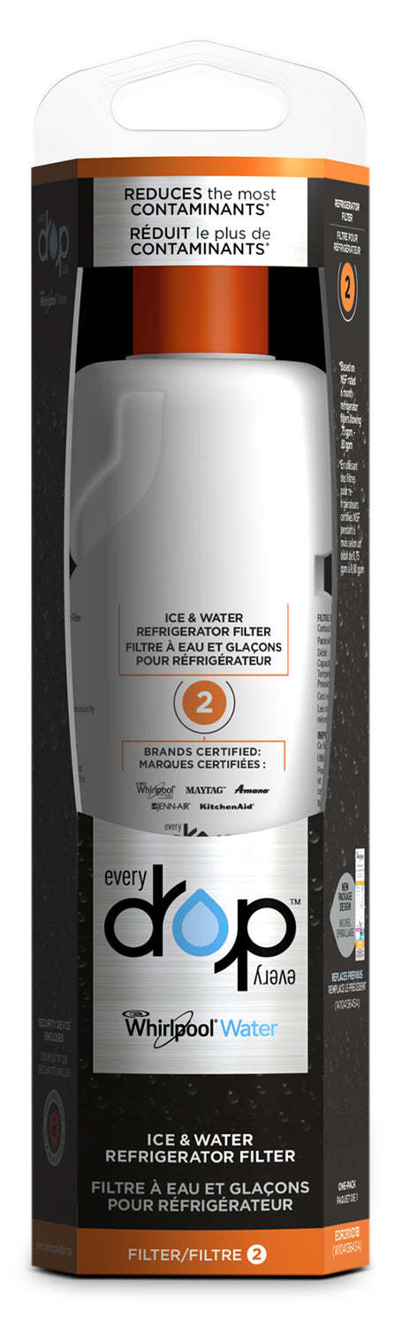 Whirlpool Everydrop™ Ice & Water Réfrigérateur Filter 2|Filtre à eau et à glaçons Whirlpool EveryDropMC no 2 pour réfrigérateur|EDR2RXD1