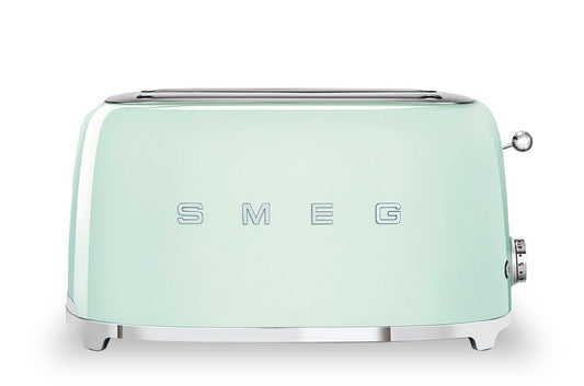 Smeg Grille-pain à fentes longues pour 4 tranches - TSF02PGUS