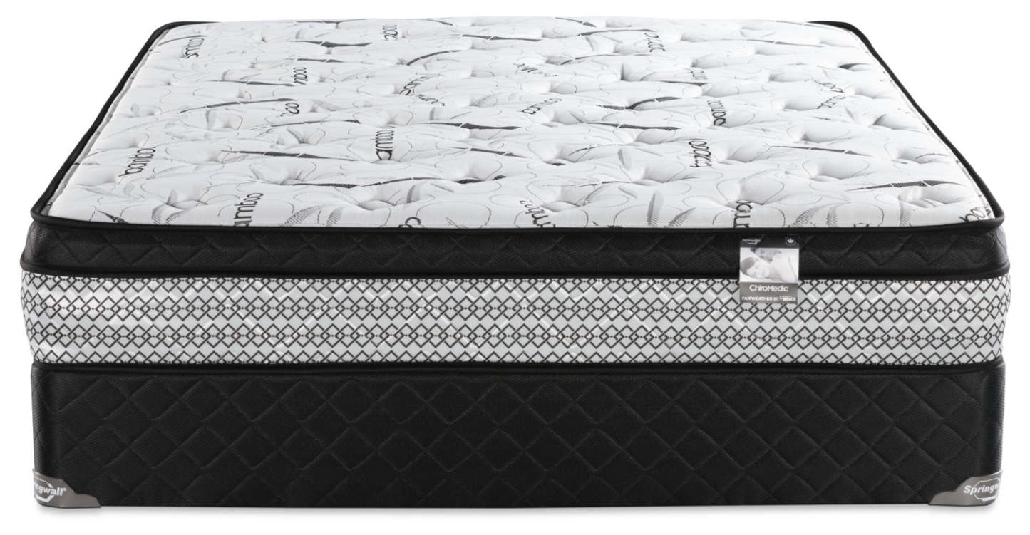 Springwall Fairweather 3 Euro-Top Plush Queen Mattress Set|Ensemble matelas moelleux à Euro-plateau Fairweather 3 de Springwall pour grand lit