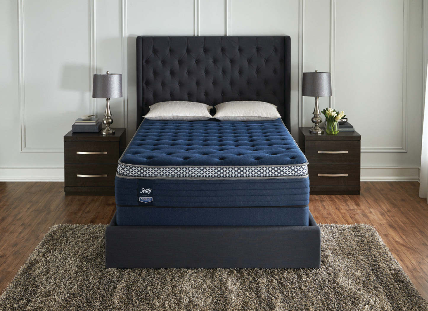 Sealy Posturepedic Ultimate Abbotswell Plush Pillow-Top Full Mattress Set|Ensemble matelas moelleux Abbotswell Posturepedic Ultimate de Sealy pour lit double