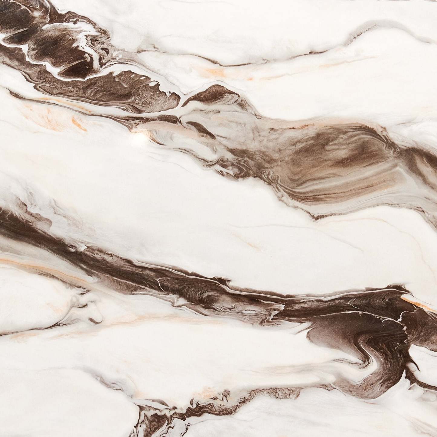 Table à manger Vega, aspect marbre, base sur pied, 82 W - Noir et blanc | Table de salle à manger Vega de 82 po (L) avec imitation de marbre et socle piédestal - noire et blanche