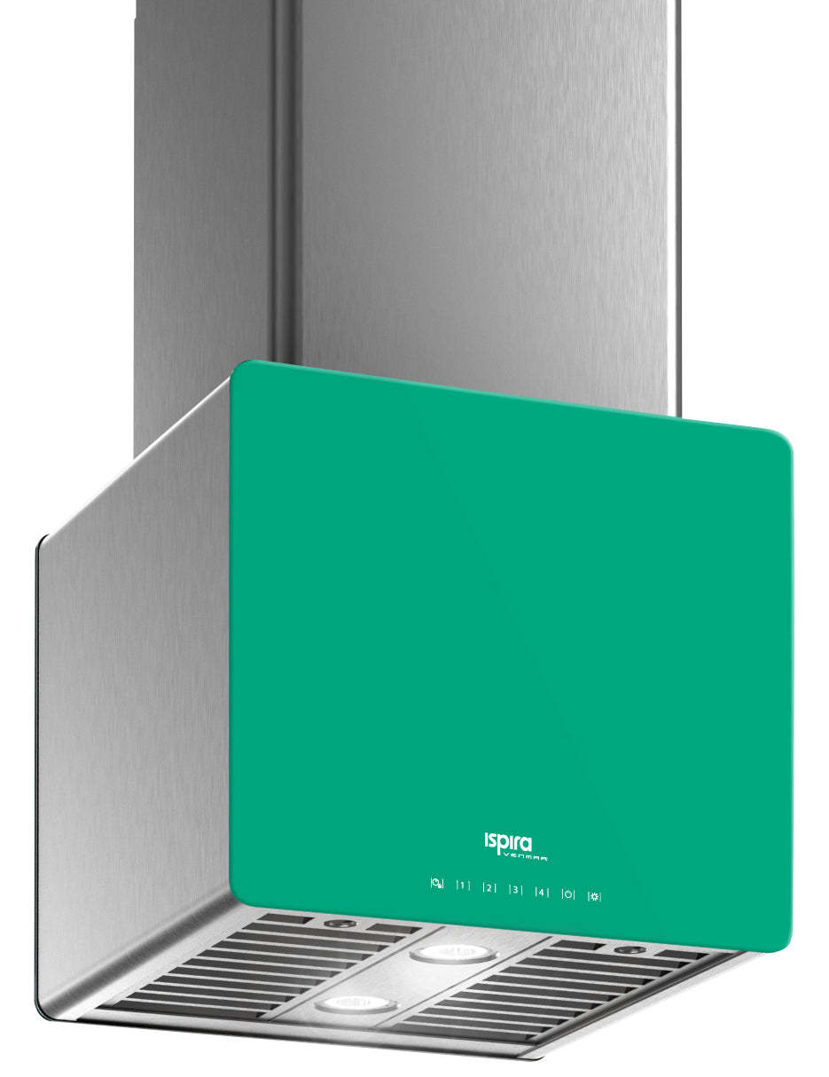 Venmar Ispira 16 Island or Chimney Range Hood – Emerald Green|Hotte îlot ou cheminée Venmar Ispira de 16 po – vert émeraude|IK716EPK